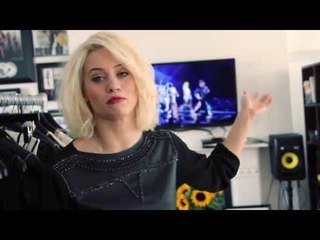 Kimberley Wyatt room tour of her retro London office, with giant tranpoline chairs!