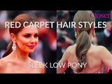 How To Recreate Red Carpet Hairstyles: Cheryl's Sleek Low Pony