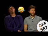 'What do I do with my tongue?!': John Boyega & Scott Eastwood hilariously chat Pacific Rim Uprising