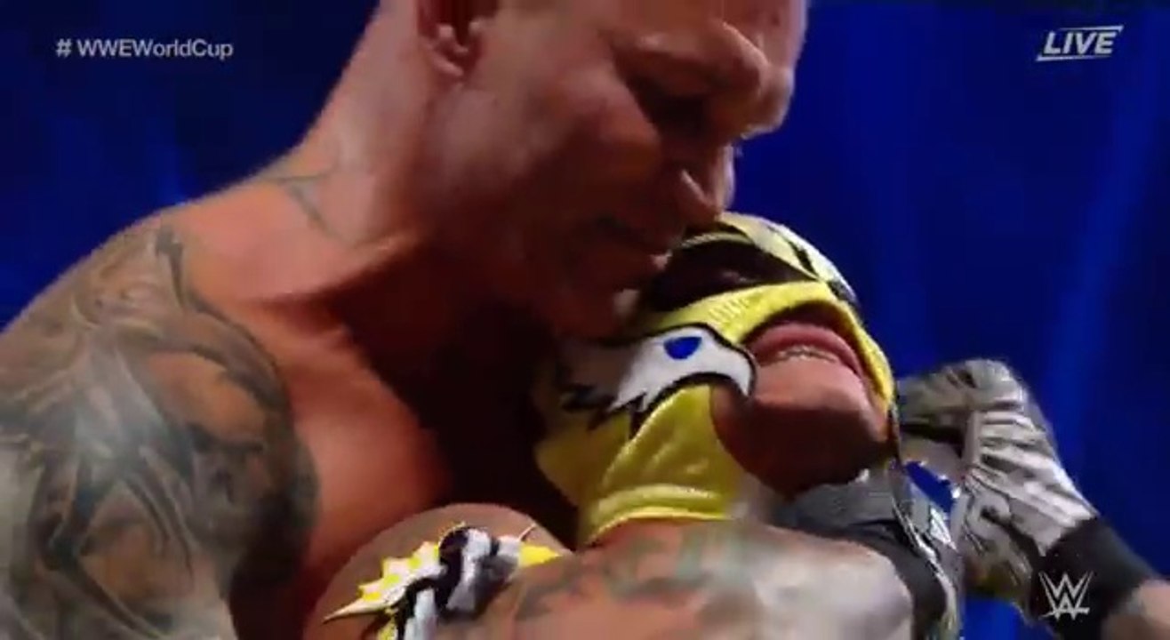 WWE Rey Mysterio vs Randy Orton Crown Jewel 2018 World Cup Match