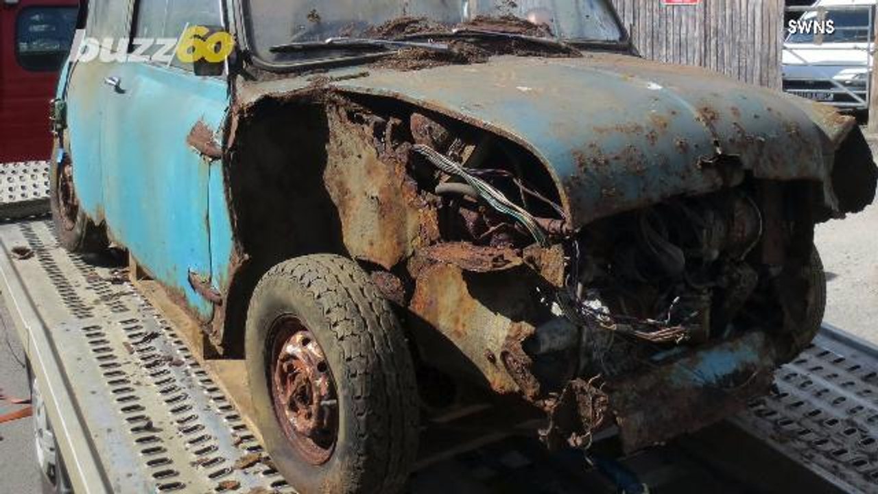 A Rusty Mini Cooper Sells for Big Bucks At Auction