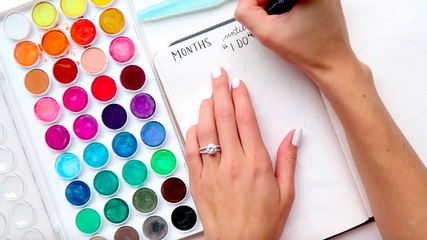 Plan Your Wedding In Your Bullet Journal