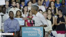 Watch How Obama Handles A Heckler At Rally
