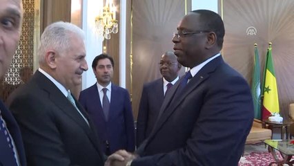 TBMM Başkanı Yıldırım, Senegal Devlet Başkanı Sall Tarafından Kabul Edildi