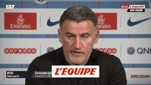 Galtier «On n'a pas pu se créer une occasion» - Foot - L1 - LOSC