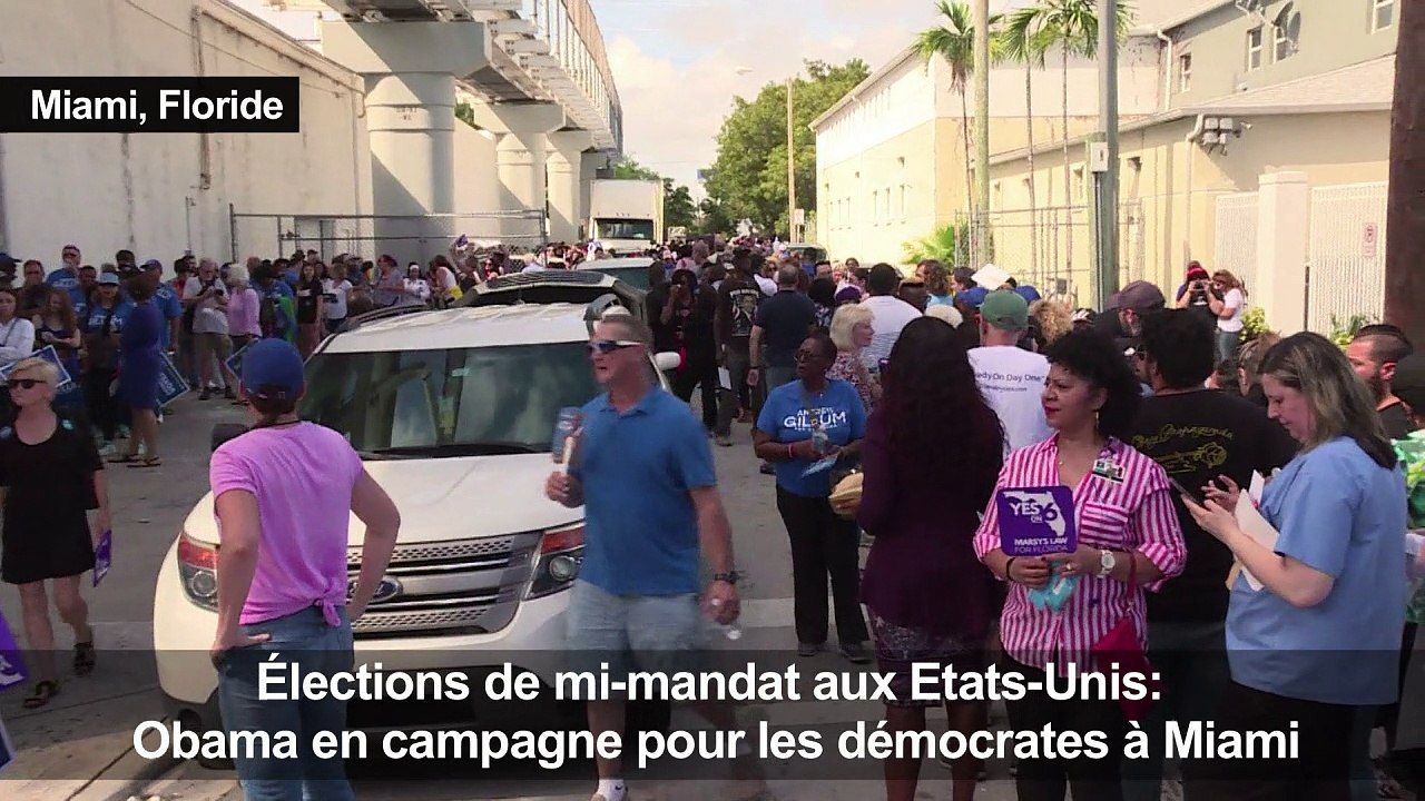A Miami, Obama fait campagne pour les démocrates