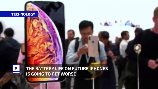 The Battery Life on Future iPhones Is Going to Get Worse