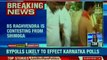 Former Karnataka CM BS Yeddyurappa & son BS Raghavendra visit Shimoga temple; by-polls in Karnataka