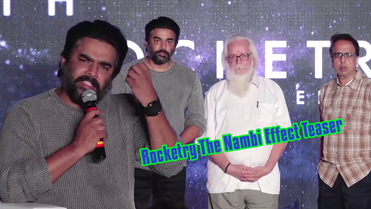 Rocketry The Nambi Effect Teaser Launch R Madha...