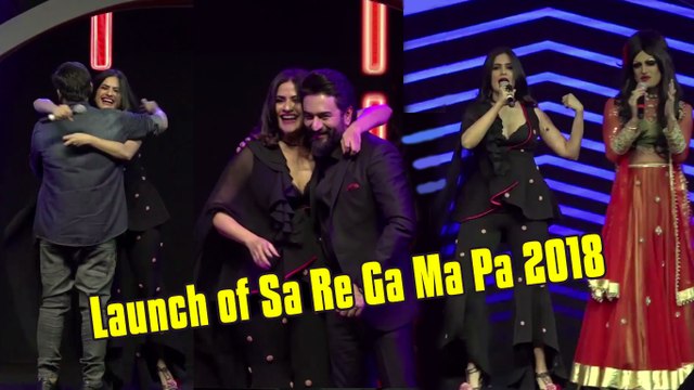 Wajid Ali, Shekhar, Sona Mohapatra and Aditya Narayan at Launch of Sa Re Ga Ma Pa 2018