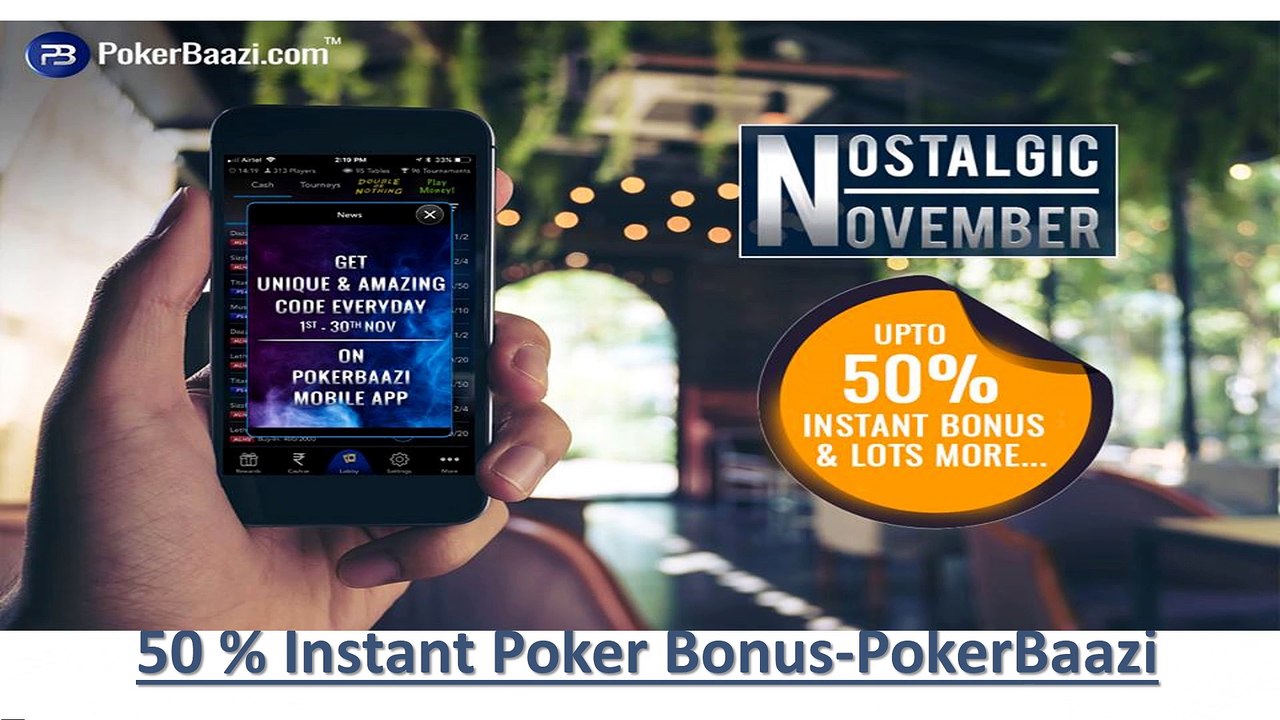 30 Poker Code in 30 Days at PokerBaazi