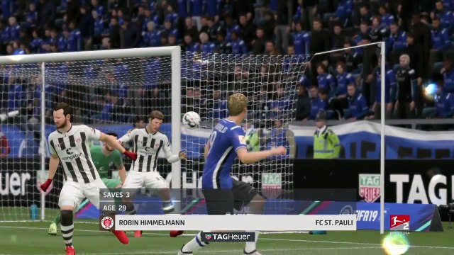 German 2 Bundesliga - FC St. Pauli @ Arminia Bielefeld - FIFA 19 Simulation Full Game 4/11/18