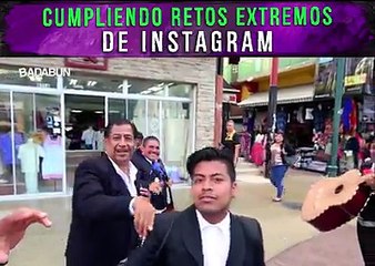 Download Video: Cumpliendo retos extremos de Instagram. Badabun. Cumpliendo retos extremos de Instagram. Badabun.