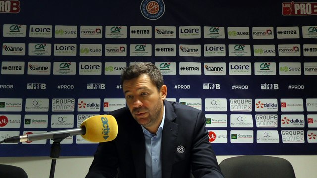 2018/19 Réactions de Laurent Pluvy après Chorale - Chartres (85-63, ProB J4)