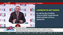 Cumhurbaşkanı Erdoğan konuşma yapıyor