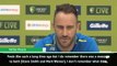 I told Smith and Warner to remain strong after ball-tampering bans - Du Plessis