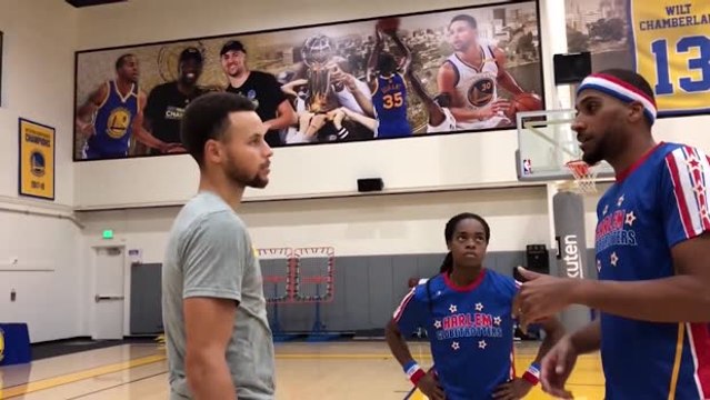 Steph Curry Tampil Mengesankan Bersama Harlem Globetrotters