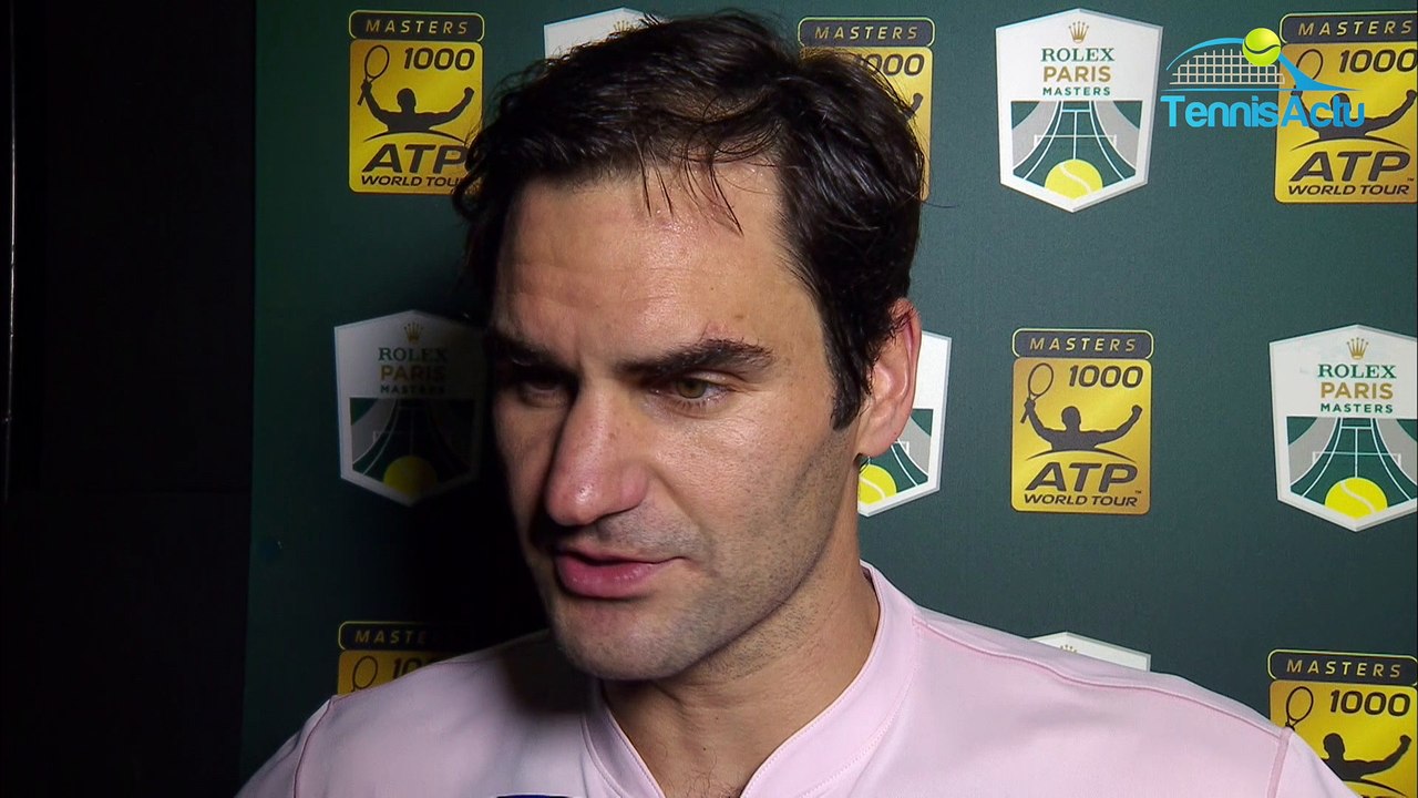 Rolex Paris Masters 2018 - Roger Federer en demi-finale à Bercy contre Novak Djokovic