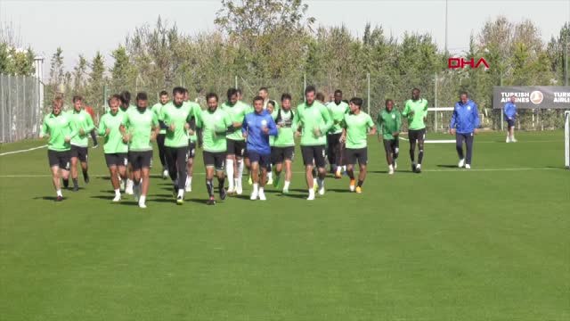 Spor Atiker Konyaspor Taktik Çalıştı