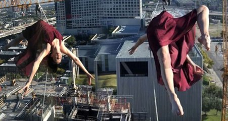 Örümcek Kadının 17. Kattaki Dans Şovunu Herkes Şaşkınlıkla İzledi