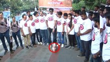 Ravi Babu's Piglet Rally For Adhugo Movie Promotion