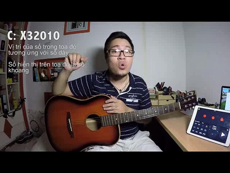 Bài 6: Cách đọc tọa độ hợp âm và tiết tấu điệu, các từ ngữ chuyên môn trong guitar