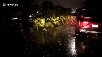 Possible tornado hits Baltimore area causing widespread damage