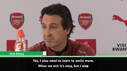 I need to learn to smile like Klopp - Emery