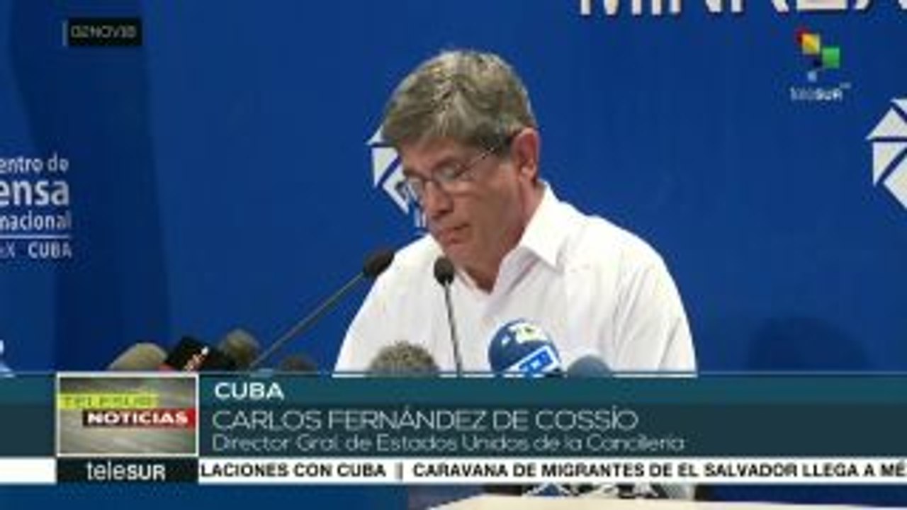 Cuba rechaza declaraciones de asesor de Seguridad Nacional de EE.UU.