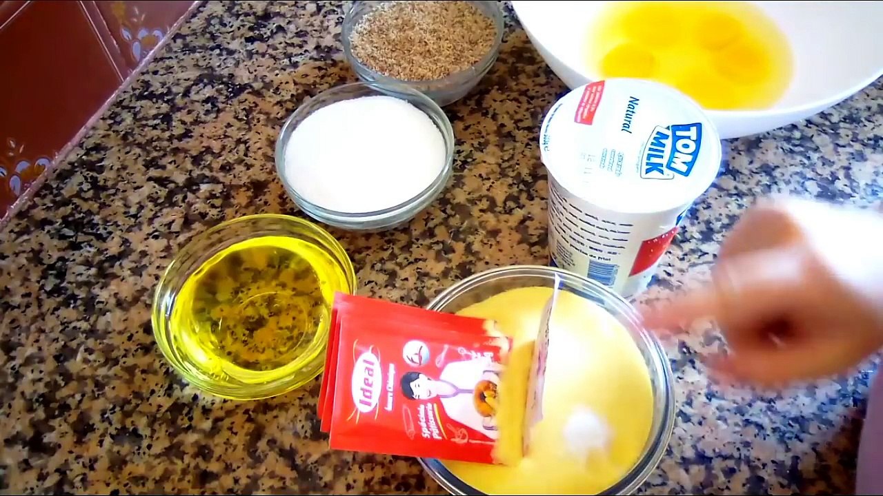 بسبوسة باللوز هشيشة وبمذاق مميز واكثر من رائع