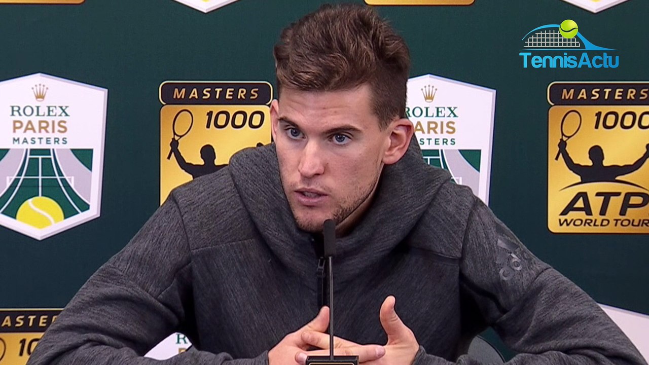 Rolex Paris Masters 2018 - Dominic Thiem : "Karen Khachanov a joué un match fantastique"