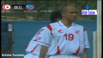 الشوط الاول مباراة تونس و الكونغو الديموقراطية 2-1 كاس افريقيا 1998