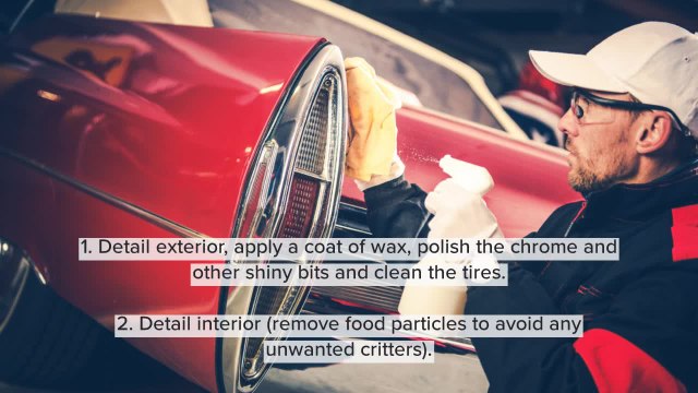 Top 10 Tips on storing your classic car for winter