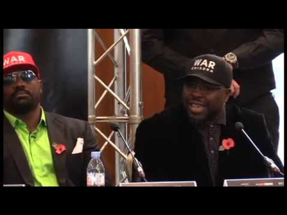 PRESS CONFERENCE | DILLIAN WHYTE VS DEREK CHISORA II - BOXING