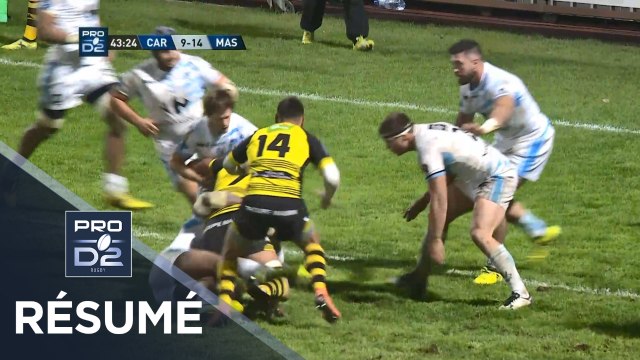 PRO D2 - Résumé Carcassonne-Massy: 22-14 - J10 - Saison 2018/2019