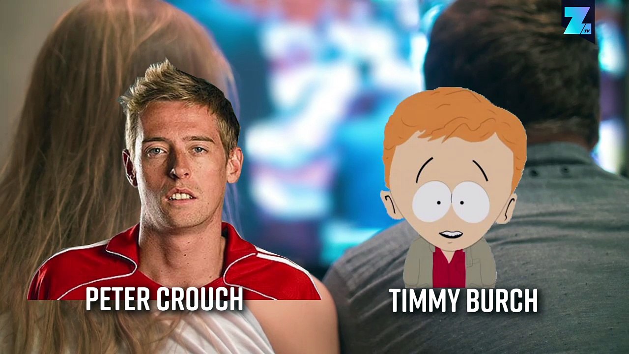 Los futbolistas y sus gemelos en dibujos animados