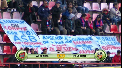 Le résumé de la rencontre AS Béziers - FC Lorient (1-2) 18-19