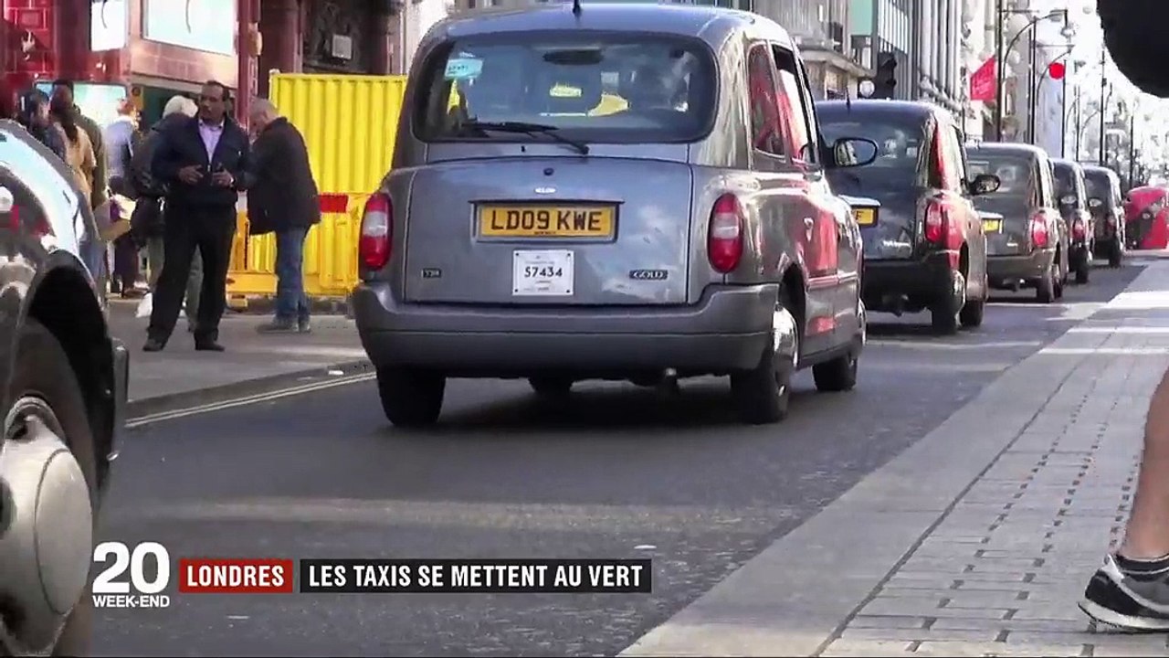 Londres : les taxis se mettent au vert