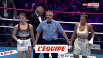 Le dernier round du combat remporté par Mossely contre Kopinska - Boxe - Légers (F)