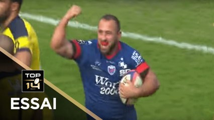 TOP 14 - Essai Beka GIGASHVILI (FCG) - Grenoble - Clermont - J9 - Saison 2018/2019