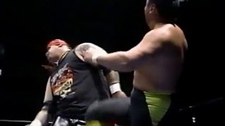 [AJPW] Toshiaki Kawada (C) vs Jamal - Triple Crown Match - 6/12/2004