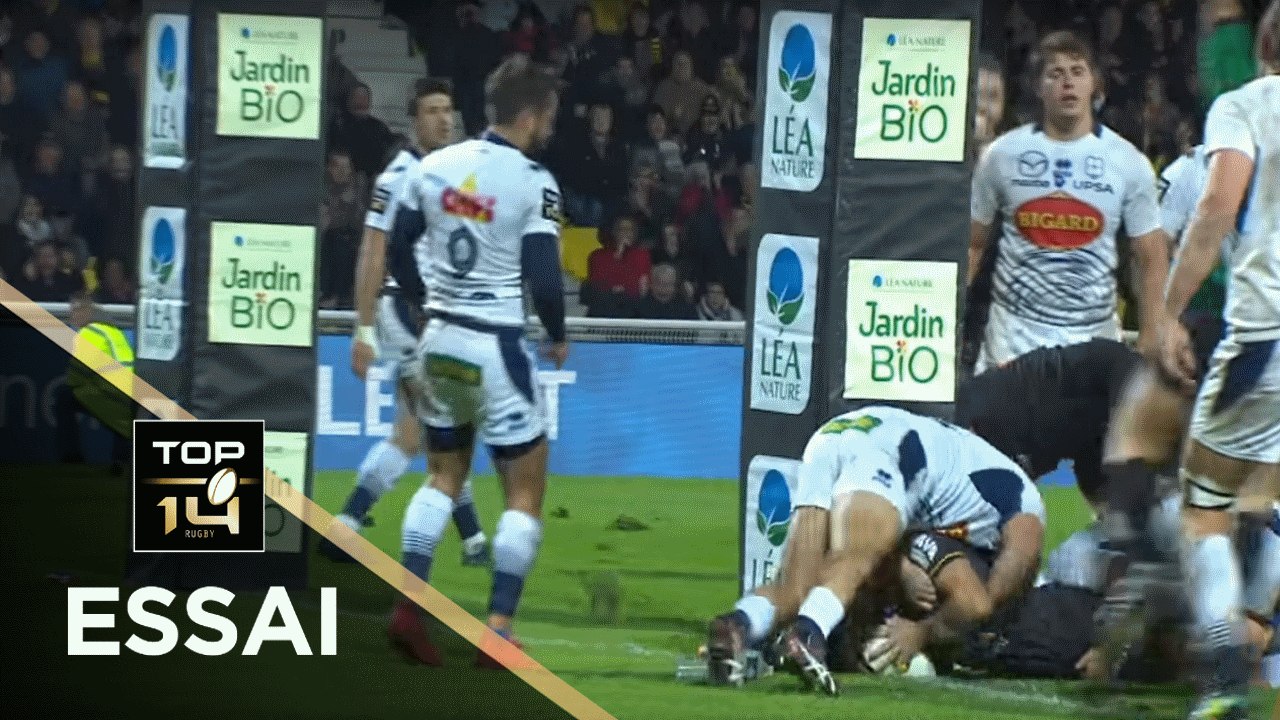 TOP 14 - Essai Alexi BALES (SR) - La Rochelle - Agen - J9 - Saison 2018/2019