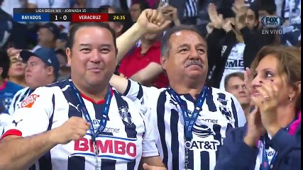 Rodolfo Pizarro Goal - Monterrey vs Veracruz  1-0