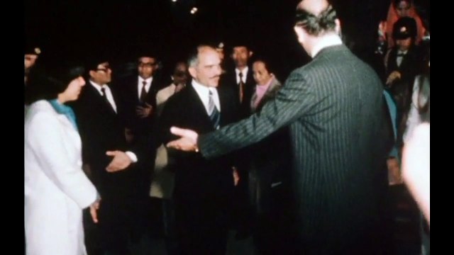 Presiden Soeharto Bertemu Raja Hussein, Yordania 18 Oktober 1977