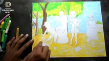 How to draw Swachh Bharat Abhiyan _ Clean India campaign drawing (316)