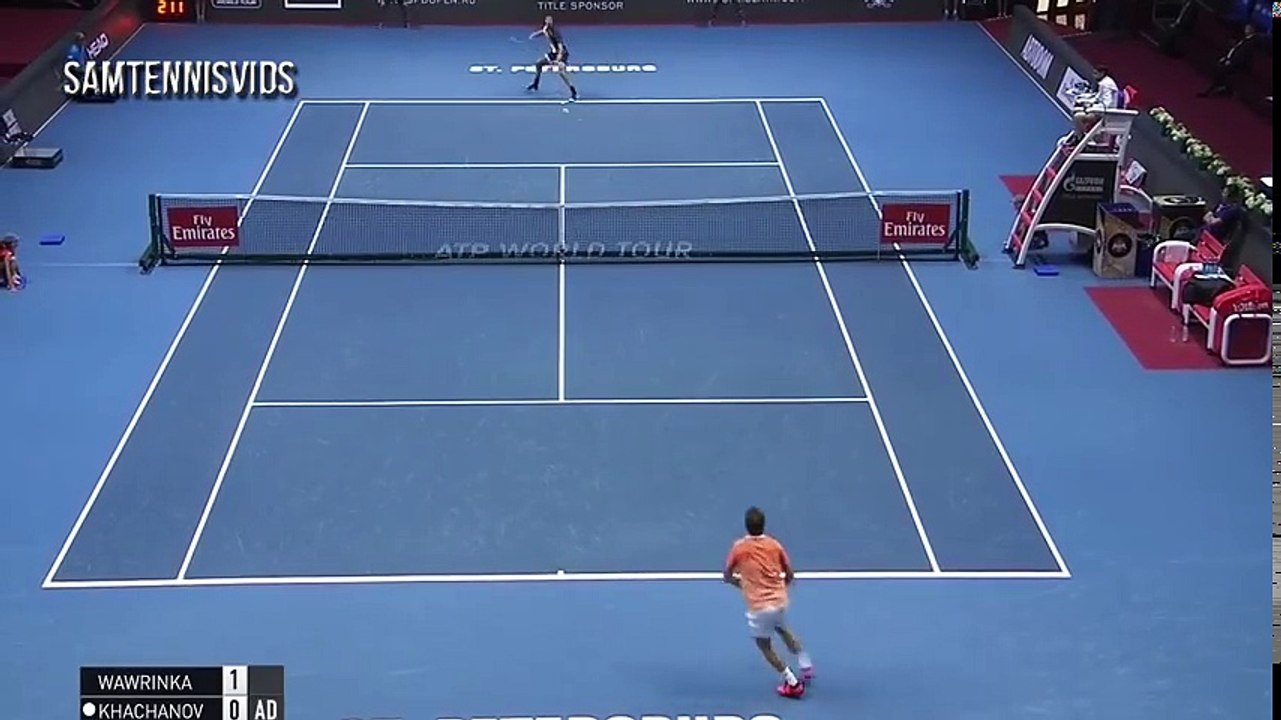 Stan Wawrinka Vs Karen Khachanov - St Petersburg 2018 R2 (Highlights HD)
