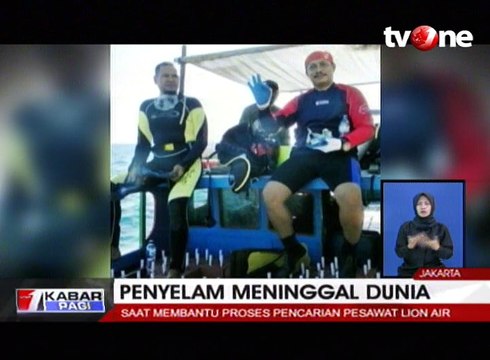 Penyelam Meninggal Dunia Saat Pencarian Lion Air JT-610