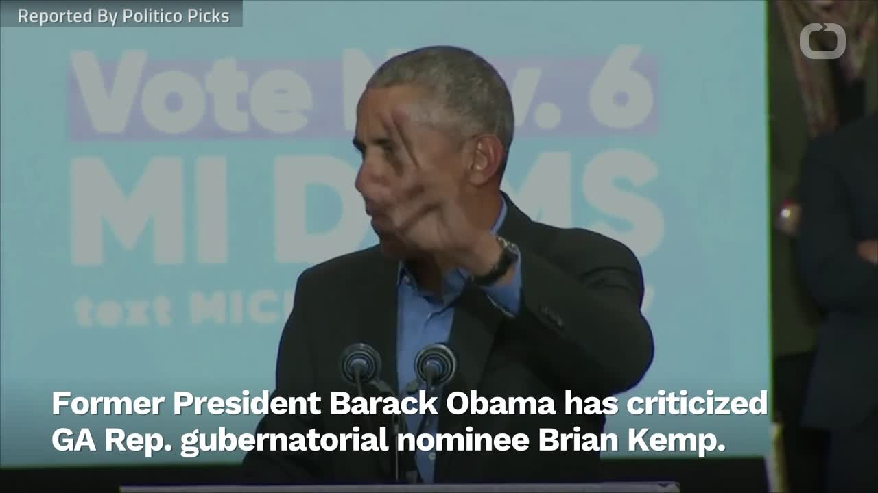 Obama Opens Up About Georgia's Gubernatorial Race