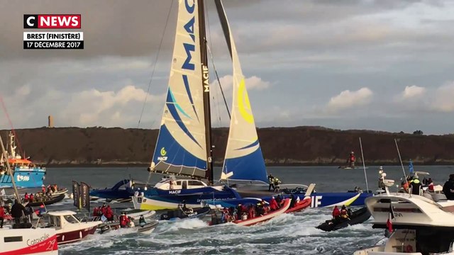 Route du Rhum : un duel au sommet entre Armel le Cleac'h et François Gabart