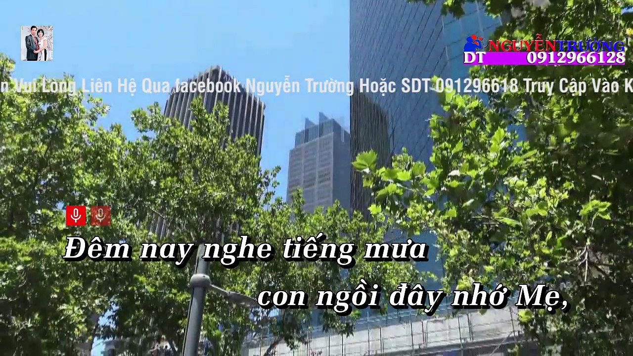 [KARAOKE] Đêm Mưa Nhớ Mẹ - Lâm Ánh Duyên